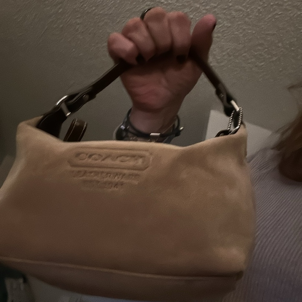 Coach Tan Suede Bag - Picture 10 of 10